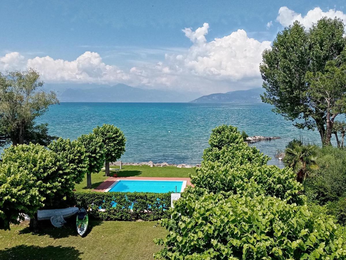 Casa Lugana 9 - Monolocale Con Piscina Fronte Lago シルミオーネ エクステリア 写真